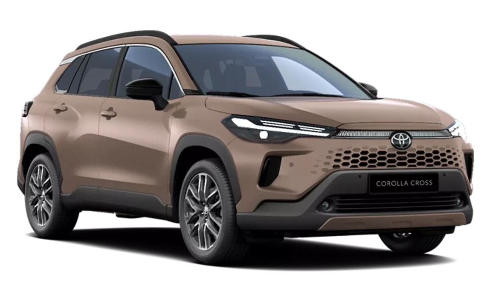 Samochdód Toyota Corolla Cross w wersji z roku 2025