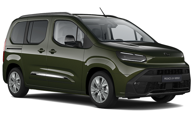 Van Toyota Proace Verso w wersji pasażerskiej z napędem hybrydowym